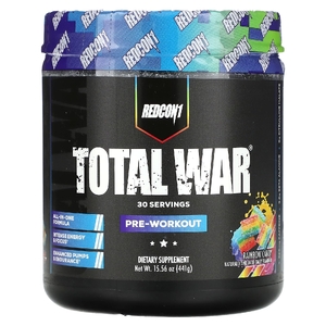 Redcon1, Total War®, предтренировочный комплекс, со вкусом радужных конфет, 441 г (15,56 унции)