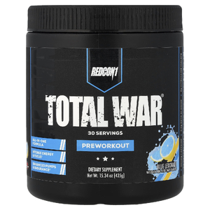 Redcon1, Total War®, предтренировочный комплекс, со вкусом голубого лимонада, 441 г (15,56 унции)