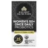 Ancient Nutrition, пробиотики для женщин старше 50 лет, одна таблетка в день, 25 млрд КОЕ, 30 капсул