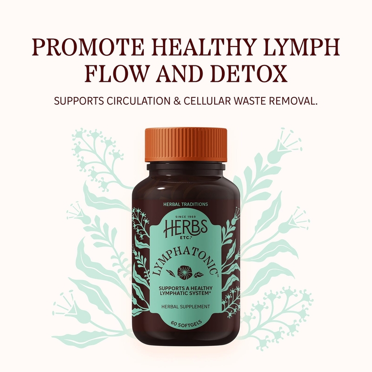Herbs Etc., Lymphatonic™, 60 капсул