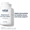 Vital Nutrients, глицинат магния с малатом, 200 веганских капсул (120 мг в 1 капсуле)