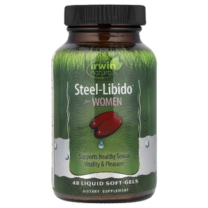 Irwin Naturals, Steel-Libido® Для женщин, 48 жидких капсул