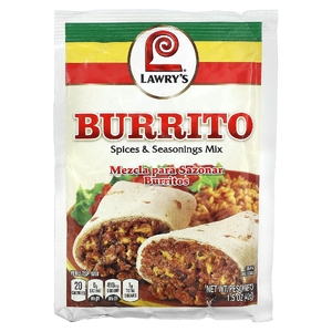 Lawry's, смесь специй и приправ, со вкусом буррито, 42 г (1,5 унции) (Товар снят с продажи) 