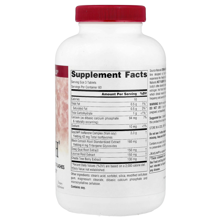 Source Naturals, комплекс для уменьшения симптомов менопаузы Hot Flash®, 180 таблеток