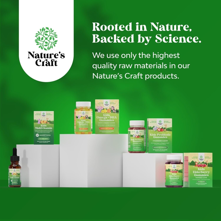 Nature's Craft, органические жевательные пробиотики для детей, со вкусом клубники, 30 жевательных таблеток (8,33 мг в 1 таблетке)