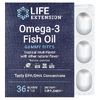Life Extension, омега-3 жевательные таблетки с рыбьим жиром, со вкусом тропических фруктов, 36 жевательных таблеток (750 мг в 1 жевательной таблетке)