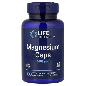 Life Extension, Магний в капсулах, 500 мг, 100 вегетарианских капсул