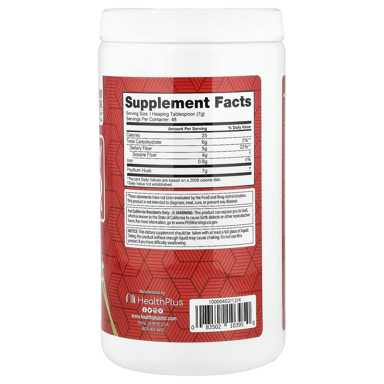 Health Plus, Every Day Fiber™, 340 г (12 унций)