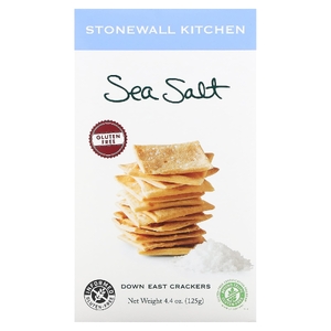 Stonewall Kitchen, Down East Crackers, без глютена, морская соль, 125 г (4,4 унции) (Товар снят с продажи) 
