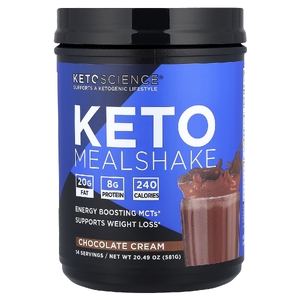 Keto Science, кетогенный коктейль, со вкусом шоколадного крема, 581 г (20,49 унции)
