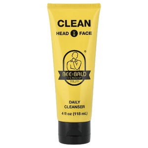 Bee Bald, Clean Head & Face, ежедневное очищающее средство, 118 мл (4 жидк. унции)
