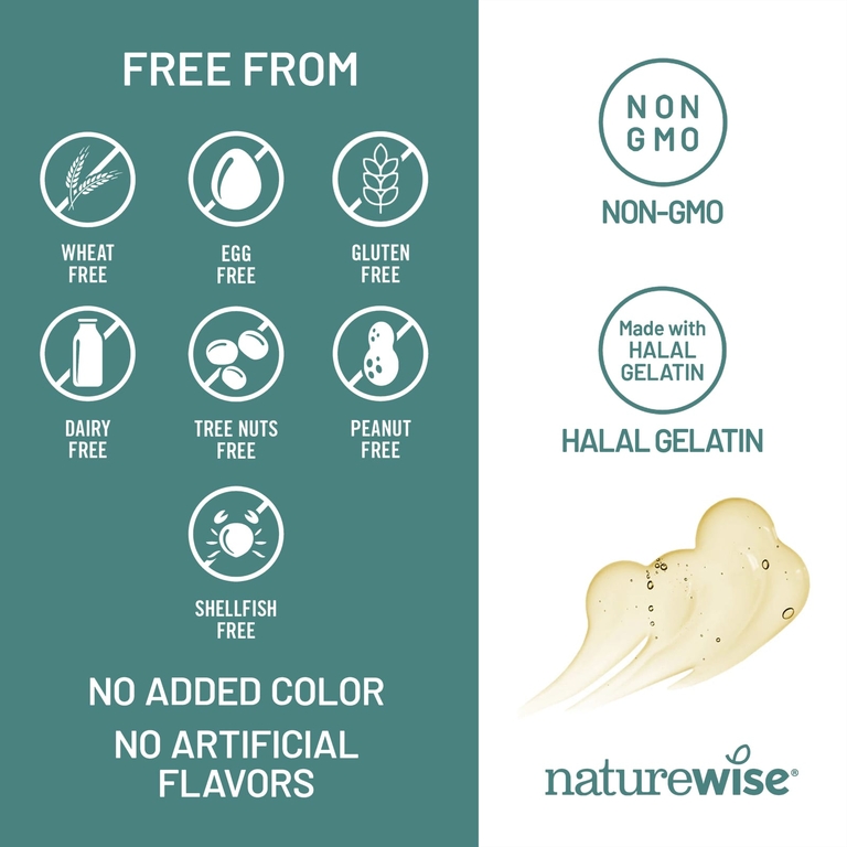NatureWise, Омега-3 + витамин E, 360 мягких капсул