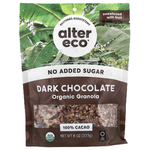 Alter Eco, органическая гранола, темный шоколад, 227 г (8 унций)
