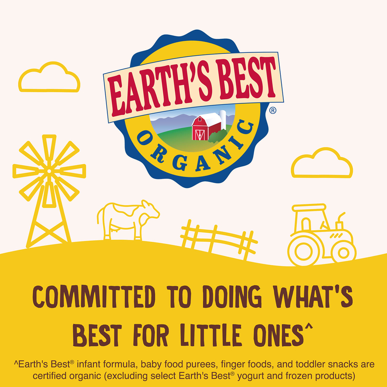 Earth's Best, Органические батончики Sunny Days® для детей от 2 лет, клубника, 16 батончиков по 19 г (0,67 унции)