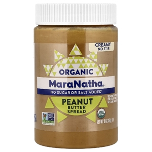 MaraNatha, органическая арахисовая паста, кремовый вкус, 454 г (16 унций)