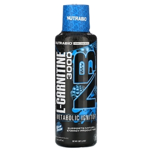 NutraBio, LeanShots, L-карнитин 3000, голубая роза, 473 мл (16 жидк. унц.)