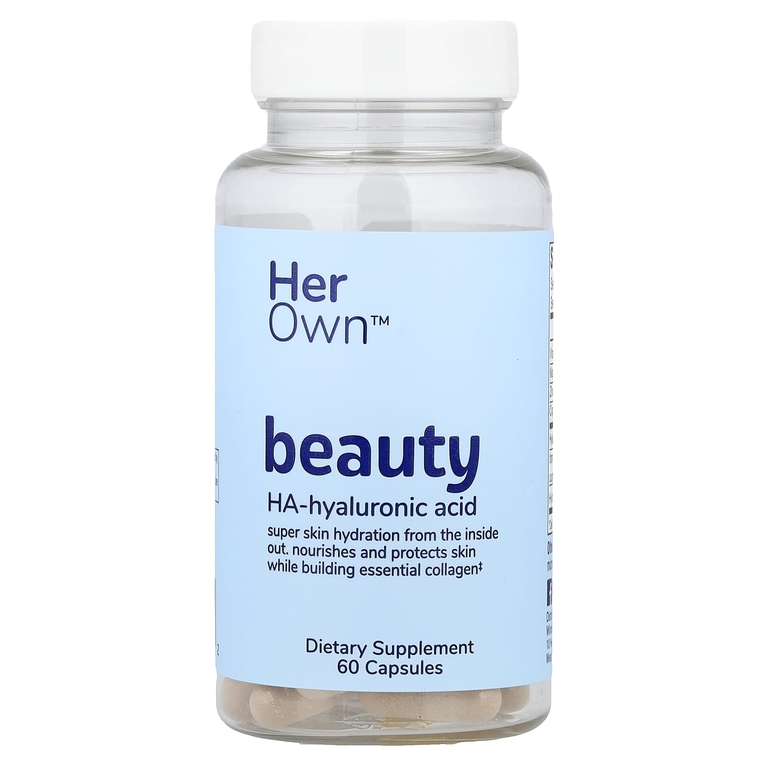 Her Own, Beauty, HA-гиалуроновая кислота, 60 капсул (Товар снят с продажи) 