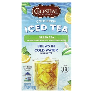 Celestial Seasonings, холодный чай со льдом, зеленый чай, 18 чайных пакетиков, 35 г (1,26 унции) (Товар снят с продажи) 