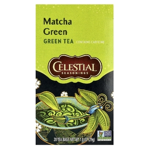 Celestial Seasonings, Зеленый чай, матча, 20 чайных пакетиков, 29 г (1 унция) (Товар снят с продажи) 