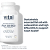 Vital Nutrients, Ultra Pure® Omega-3, рыбий жир 800, лимон, 90 мягких таблеток