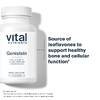 Vital Nutrients, генистеин, 60 веганских капсул (125 мг в 1 капсуле)