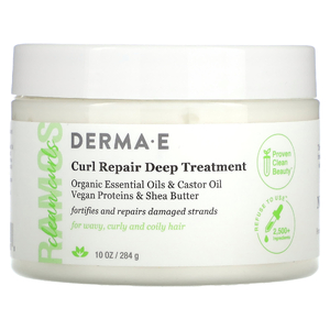 DERMA E, Ramos Clean Curls, глубокое восстановление локонов, 284 г (10 унций) (Товар снят с продажи) 