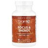 BrainMD, Focus & Energy, 120 веганских капсул