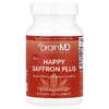 BrainMD, Happy Saffron Plus, 90 веганских капсул