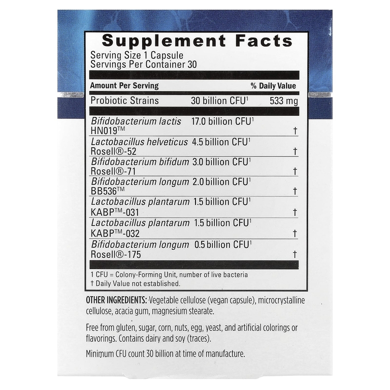 BrainMD, Probrainbiotics Max, 30 капсул