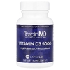 BrainMD, Витамин D3 5000, 100 капсул (125 мкг (5000 МЕ) в капсуле)