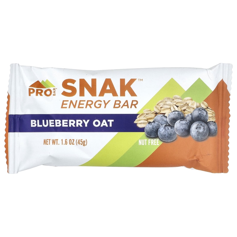 ProBar, SNAK™, энергетический батончик, овсянка с голубикой, 12 батончиков по 45 г (1,6 унции)