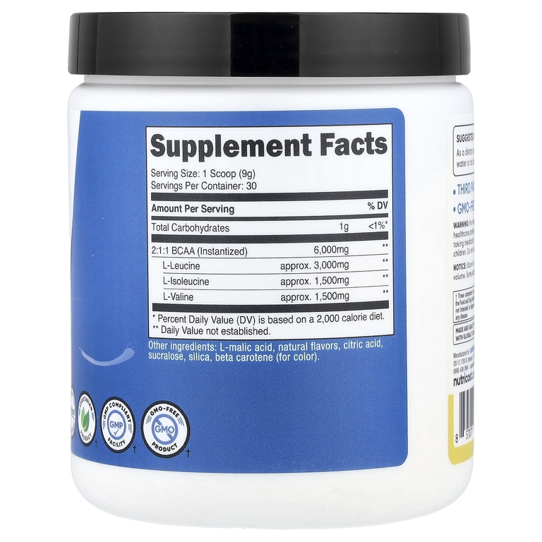 Nutricost, Performance, BCAA, ананас, 261 г (9,3 унции)