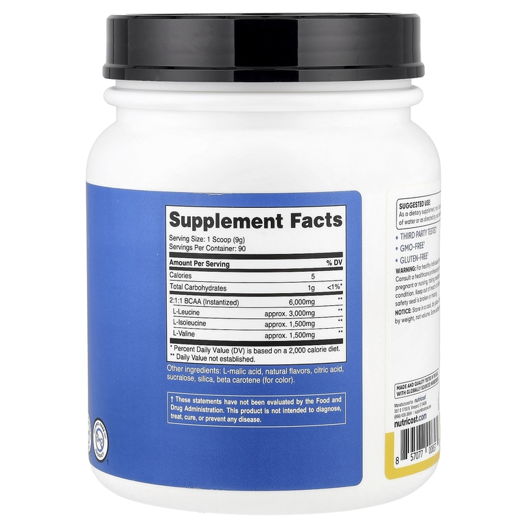 Nutricost, Performance, BCAA с ананасом, 783 г (1,7 фунта)
