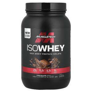MuscleTech, IsoWhey, 100% изолят сывороточного протеина, со вкусом шоколада, 907 г (2 фунта) (Товар снят с продажи) 