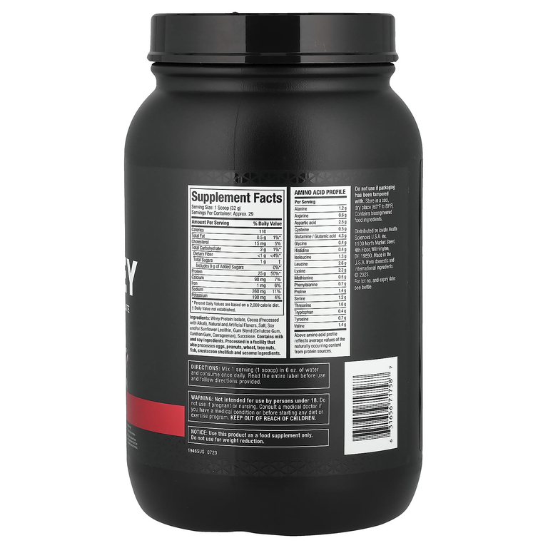 MuscleTech, IsoWhey, 100% изолят сывороточного протеина, со вкусом шоколада, 907 г (2 фунта) (Товар снят с продажи) 