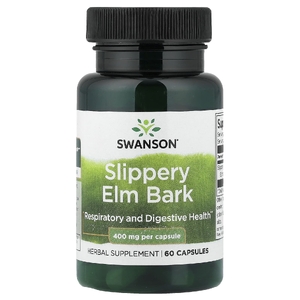 Swanson Vitamins, Кора вяза скользкого, 400 мг, 60 капсул