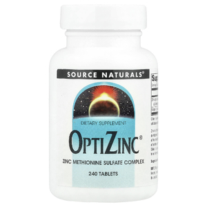 Source Naturals, цинк OptiZinc®, 240 таблеток