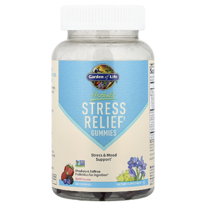Garden of Life, Herbals, жевательные таблетки для снятия стресса, со вкусом ягод, 60 жевательных таблеток