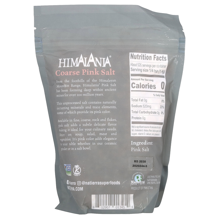 Himalania, гималайская розовая соль, крупная, 737 г (26 унций) (Товар снят с продажи) 