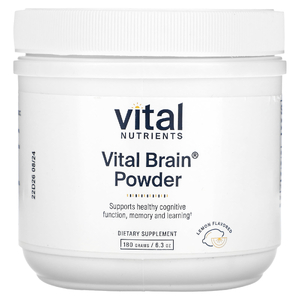 Vital Nutrients, Vital Brain Powder, со вкусом лимона, 180 г (6,3 унции) (Товар снят с продажи) 