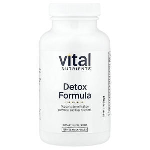 Vital Nutrients, Detox Formula, 120 веганских капсул