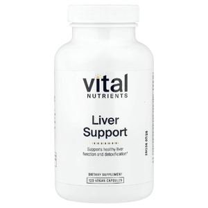 Vital Nutrients, добавка для печени, 120 веганских капсул