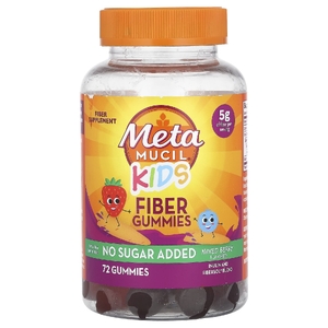 Metamucil, жевательные таблетки для детей, с клетчаткой, со вкусом ягодного ассорти, 72 жевательные таблетки