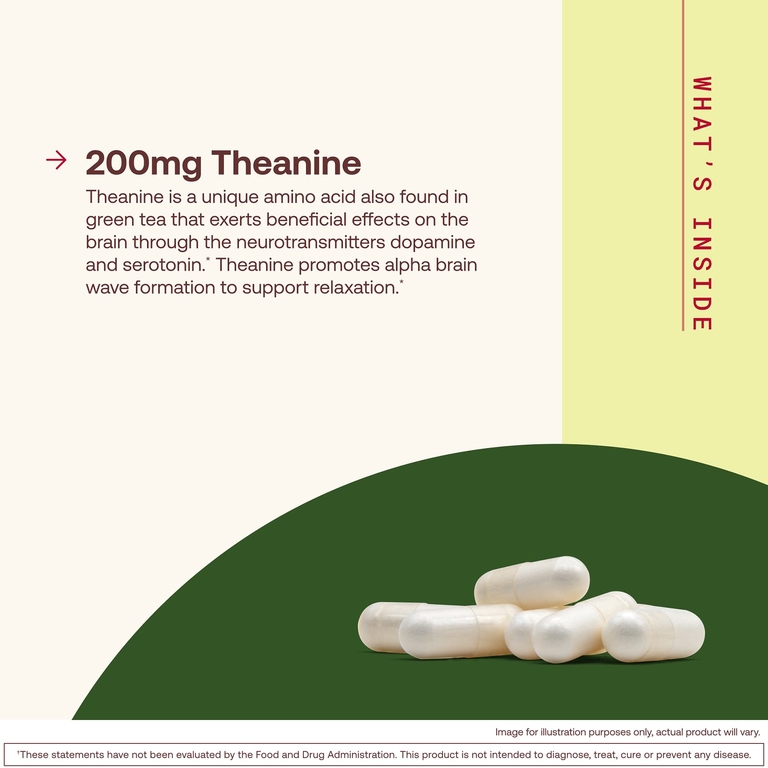 Jarrow Formulas, веганский теанин 200, 200 мг, 60 растительных капсул
