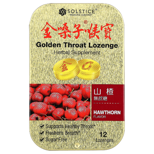 Golden Throat, пастилка со вкусом боярышника, 12 пастилок (Товар снят с продажи) 