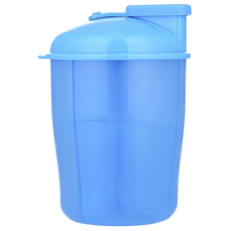 Ezy Dose, Витаминный органайзер с этикетками, синий, 1 шт.