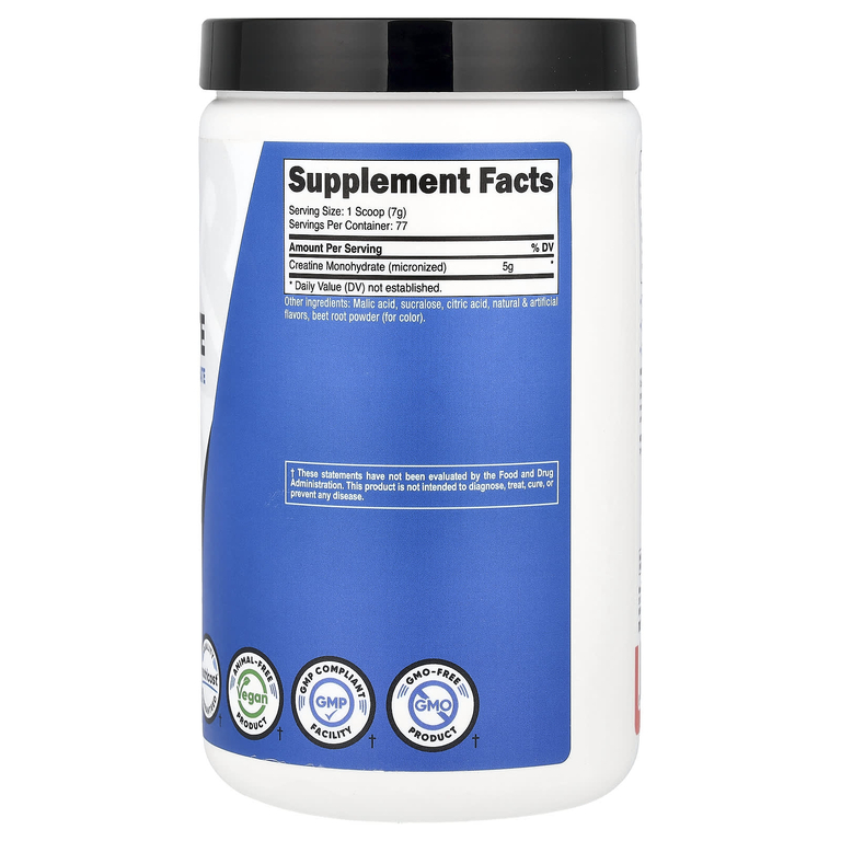 Nutricost, Performance, моногидрат креатина, со вкусом арбуза, 500 г (1,1 фунта)