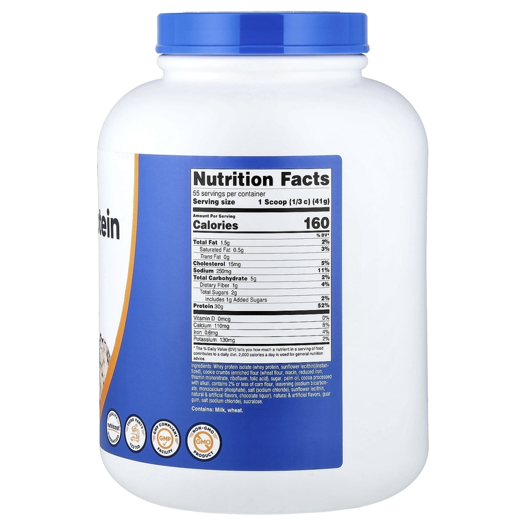 Nutricost, изолят сывороточного протеина, печенье и крем, 2268 г (5 фунтов)