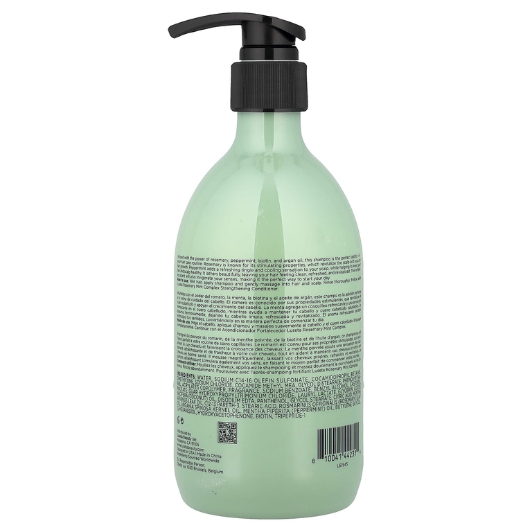 Luseta Beauty, комплекс с розмарином и мятой, укрепляющий шампунь, для всех типов волос, 500 мл (16,9 жидк. унции)