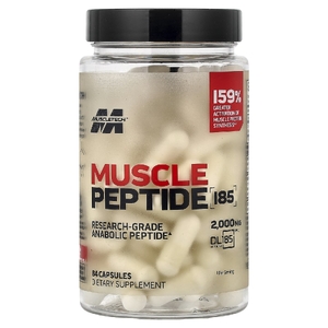 MuscleTech, мышечный пептид 185, 84 капсулы (666 мг в 1 капсуле)